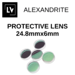 24.8mmx6mm Alexandrite Lens